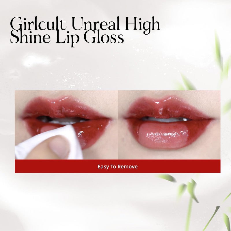 GIRLCULT Glass Shine Lip Gloss – Non-Sticky Hydrating Lip Stain
