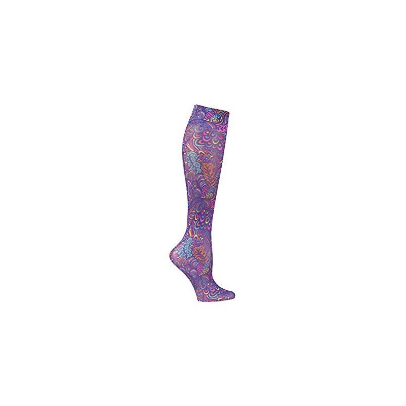 Celeste Stein Therapeutic Graduated Compression Socks, Blue Fantasea, 15-20 mmHg