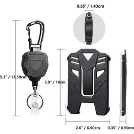 Retractable Badge Holders, Heavy Duty Retractable Keychain