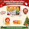 Teeanzo Advent Calendar ABC Animal Alphabet Matching Toddler Learning Toy