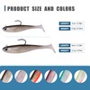 9KM DWLIFE Fishing Lures Pre-Rigged Soft Fishing Lures Bass Bait
