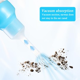 GMHLLES Oroclear Ear Cleaner Kit Oroclear Earwax Suction Remover with LED Light, Smart Earwax Remover Tool with 2 Replacement Head Covers and 1 Cleaning Brush