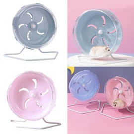 EXCBIOZ Small Animal Running Wheel for Hamster Exercise Wheel Gerbils Entertainment Toy Pet Habitat Decoration Guinea Pigs Wheel