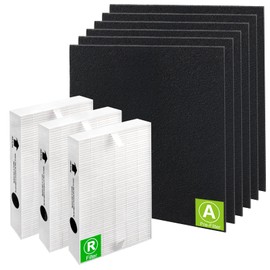 3 Pack HPA300 HEPA Filter Replacement for Honeywell Air Purifiers Filter HPA300 HPA200 HPA100 Series &Filter R-Replace HRF-R3 & HRF-R2 &HRF-R1&HRF-AP1-6 Pack Activated Carbon Pre-Filter by Blutoget