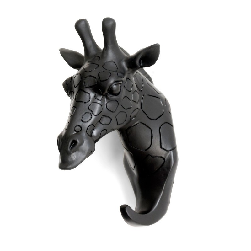 HERNGEE Giraffe Head Single Wall Hook/Hanger Animal Shaped Coat Hat