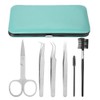 6pcs / Set Professional Eyelashes Extension Tool Kit Tweezers Scissors
