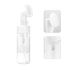 Healeved 2pcs Portable Foaming Bottles Brush Refillable Face Washing Dispenser