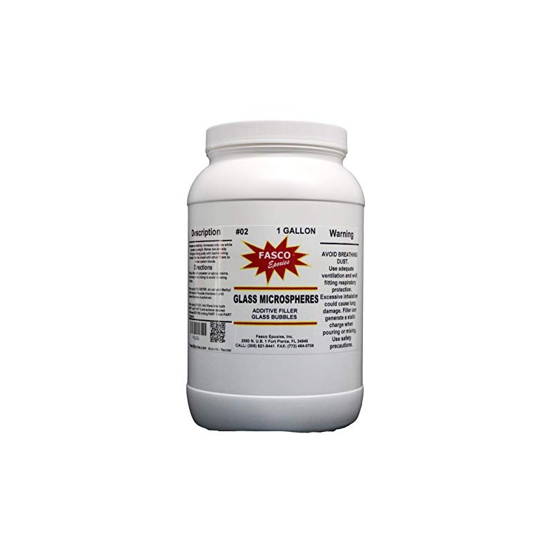 White Glass Microspheres - Filler for Epoxy and Polyester Resin