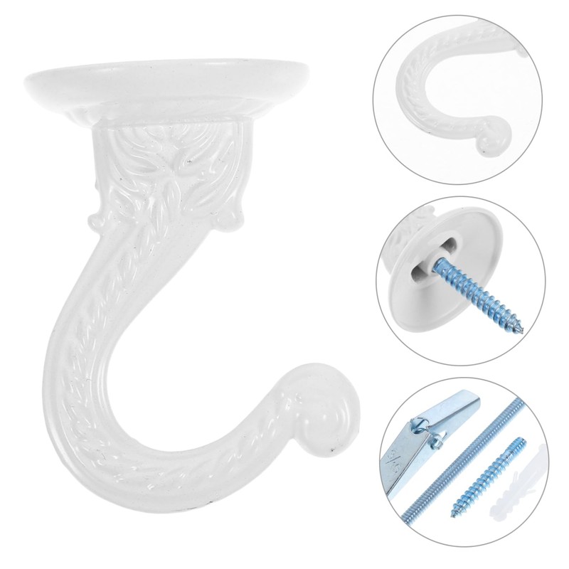 Levemolo 8 Sets Heavy Duty Ceiling Hooks for Hanging Plants