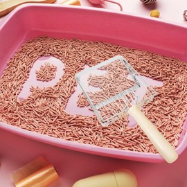 BESPORTBLE Metal Cat Litter Scoop for Cat Poop Mesh Litter Sifting Tool Pet Supplies 6-Grid Design