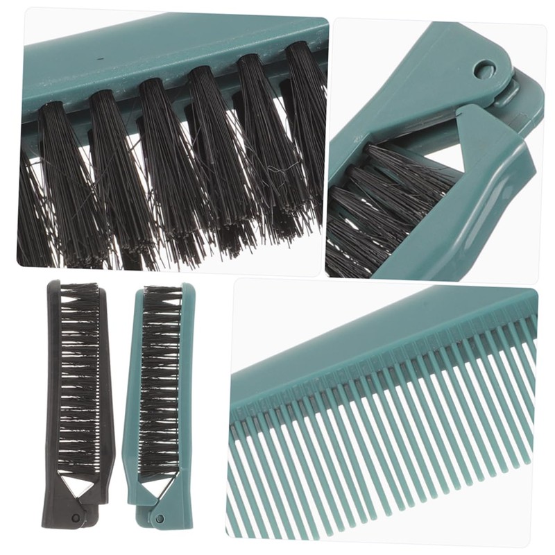 Mikinona Travel Hair Brush for Women Small Folding Brush Compact