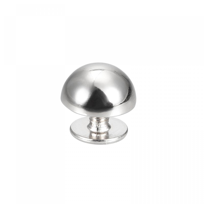 sourcing map 10x6mm Screw Back Rivets Solid Round Head Leather
