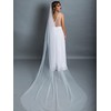Unsutuo Bride Wedding Veil 1 Tier Cathedral Veil Bridal Tulle