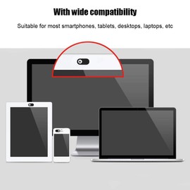 3pcs Tapa de Lente de Metal de Cámara ,Cubierta de Protección de Privacidad de Cámara Ultra Delgada Cubierta del Bloqueador Deslizante de Webcam para Teléfono Inteligente Tableta PC Portátil(Tricolor)