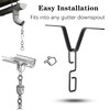 TNBSGH 1 PCS Rain Chains Professional Rain Chain Gutter Adapter