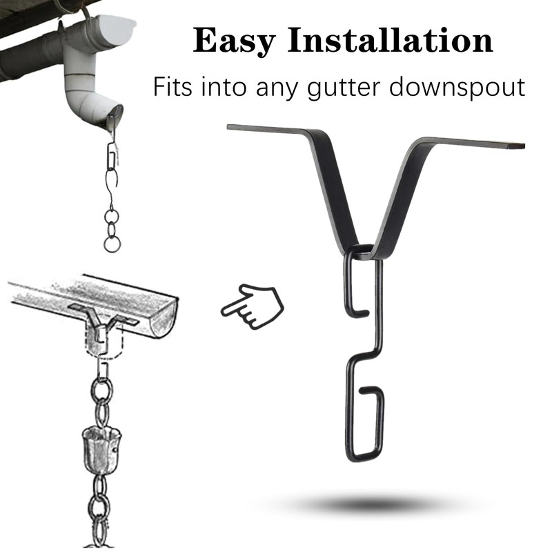 TNBSGH 1 PCS Rain Chains Professional Rain Chain Gutter Adapter