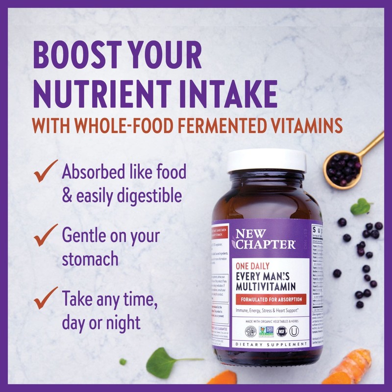 New Chapter Every Man's One Daily Multivitamin, 60 Tablets