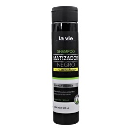 Shampoo Matizador Negro Pinta Canas Obscurece Platina 500 Ml