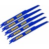 Irwin 372956P5 Reciprocating Saw Blade 9-Inch 6TPI, 5-Pack