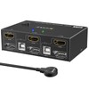 DP HDMI KVM Switch 2 Computer 2 Monitors, Dual Monitors