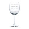 MIP Wine Glass Goblet Measuring Cup Ounces (10 oz)
