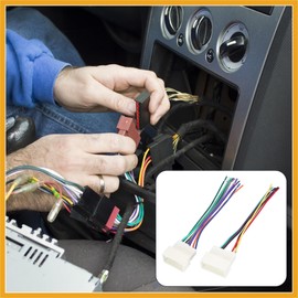 Partuto 70-7304 Car Stereo CD Player Wiring Harness Set Wire Radio Adapter for Hyundai Elantra 2011-2018 Replacement