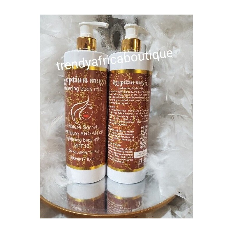 maxwell 2pc. Magic Egyptian Nature Secret Lightening Body Lotion 500ml