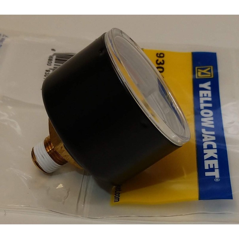 Yellow Jacket 93011 0-30" Vacuum Gauge for SuperEvac Vacuum Pump