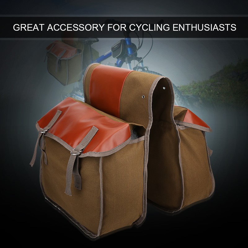 Bike Rear Rack Storage Bag Large Capacity Saddle Tail Pouches