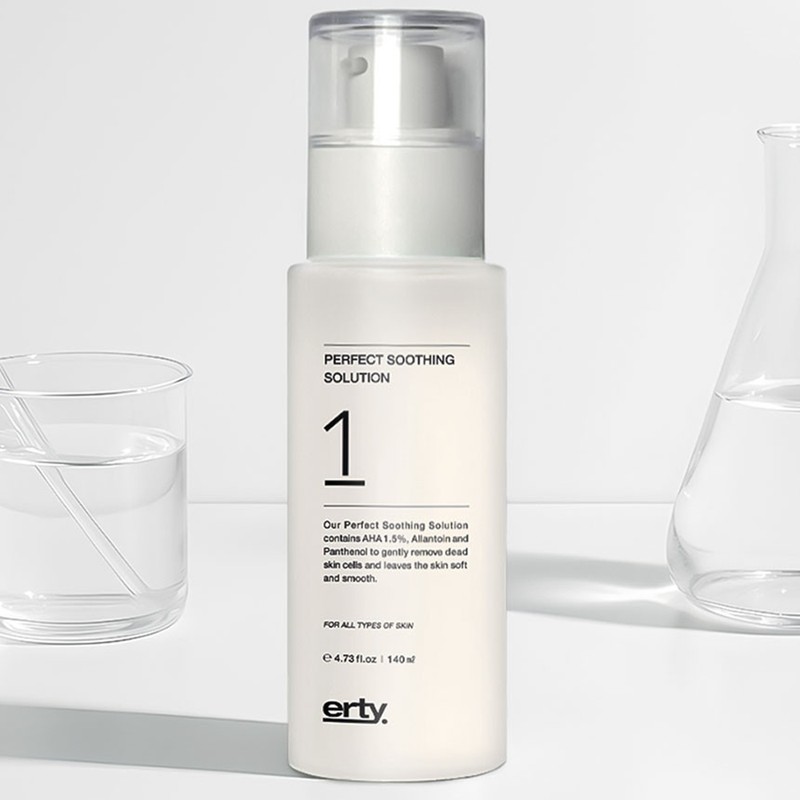 Erti Perfect Soothing Solution 140ml Peeling Toner + Bulk Sample