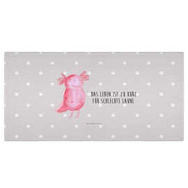 Mr. & Mrs. Panda 50 x 100 Hand Towel Axolotl Happy Gift Baby Lurche Lurch Hand Towels Motivation Good Mood Good Mood Large Newt