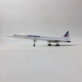 caapmony 1/200 Concorde Supersonic Passenger Aeroplane Air France Airway Model for Display Collection