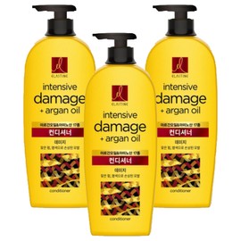 Elastine Moroccan Argan Oil Intensive Nutrition Damage Conditioner, 3 pieces, 680ml / 엘라스틴 모로칸 아르간오일 집중영양 데미지 컨디셔너, 3개, 680ml