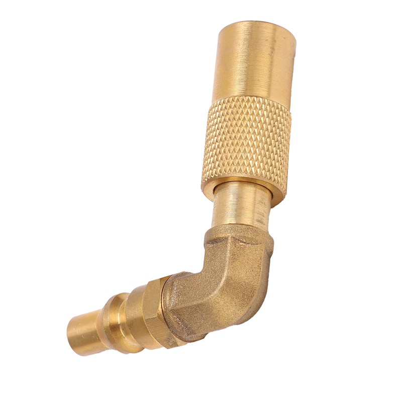 Propane Refill Adapter 9/16 to 1/4 Compact Connection Good Sealing