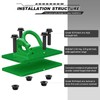 AMBULL 2 Pack Tractor Bucket Hooks with Tie Down Ring,