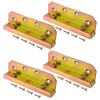 TOVOT 4PCS Bed Rail Brackets with Screws Bed Frame Brackets