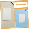 SHINEOFI 20pcs Brushed Aluminum Sublimation Blanks DIY Photo Frame Sheets