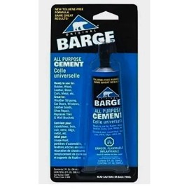 wood-n-stuff.com Barge Contact Cement, 1 TUBES of All Purpose Leather & Rubber 2oz tube