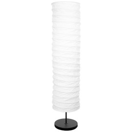 TOVINANNA Modern Nordic Style Floor Lamp Shades, Standing Rice Paper Lamp Shades, Folding Decorative Light Cover for Living Room Home Hotel 37x8.7"（No Base)