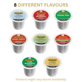 Twinings Tea K Cup Pod Sampler Variety Box (20 Count) 8 Flavours for Keurig Single Serve Brewers, Contains Black, Green, Herbal and Decaffeinated Teas for Tea Lovers