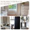 Dreaming Casa 100% Blackout Curtains Premium Thermal Insulated Linen Window