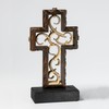 Unity Cross® Terra Cotta Rope & Vintage Ivory; Unity Candle