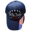 We The People 1776 Navy Blue USA Flag On Bill