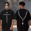 2025 Summer Basic Mens Cotton Tee Oversized 5 Colors USA