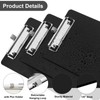 Sabary 3 Pack Bulk Mini Clipboards with Pen Holder Clip