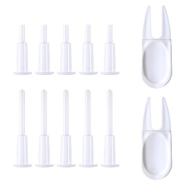 TIESOME 12 Pcs Exercise Ball Plug Replacement Kit Yoga Ball Fitness Exercise Ball Air Stopper Plug Pin Adapter Kit for Fitness Exercise Ball Inflatable Bed Pool