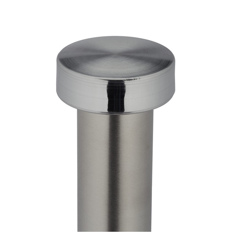 Relaxdays Standing Kitchen Roll Holder, Stainless Steel, Paper Roll Holder