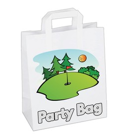 Golf Party Bags Goody Loot Treat Gift Bags (Pack of 6)