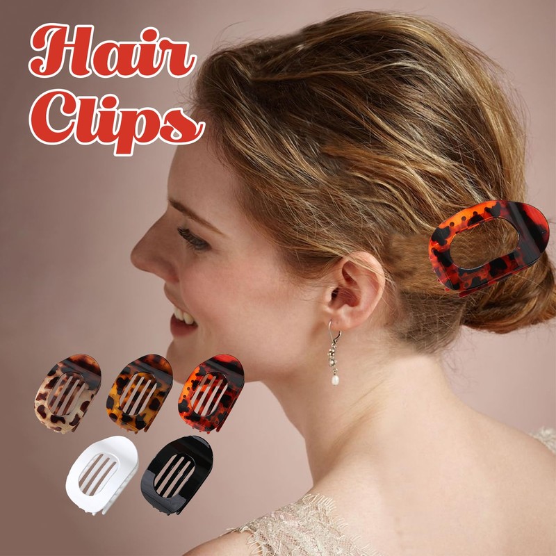 Pack of 5 Hair Clips, Women's Thin Hair, Flat Hair