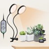 Plant Grow Light Timing 5 Dimmable Levels Waterproof Dual Head